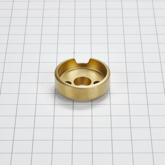 Range Brass Knob Bezel, Surface/Grille W11316873