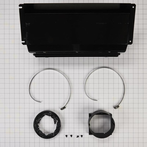 Range Ductless Downdraft Vent Kit, Black W10620783
