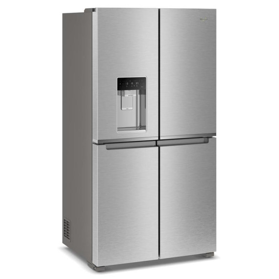 Whirlpool® 36-Inch Counter Depth 4 Door Refrigerator with Ice Maker in Door WRQC7836RZ