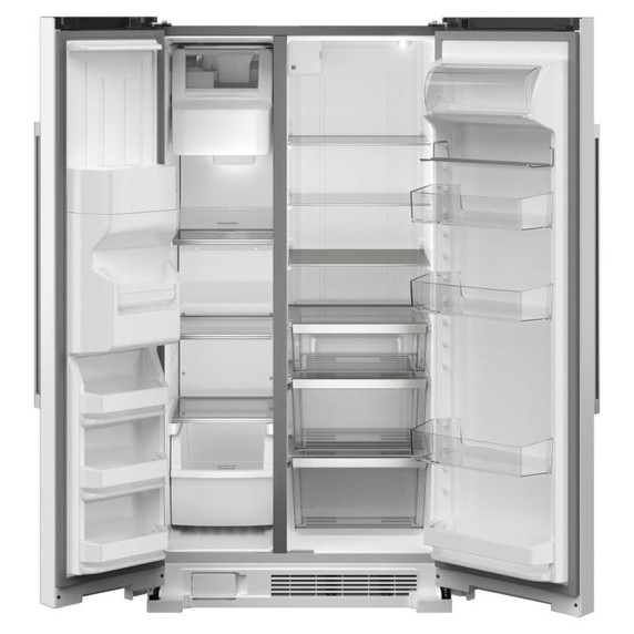 Maytag® 36-Inch Wide Side-by-Side Refrigerator - 25 Cu. Ft. MRSF4036PW