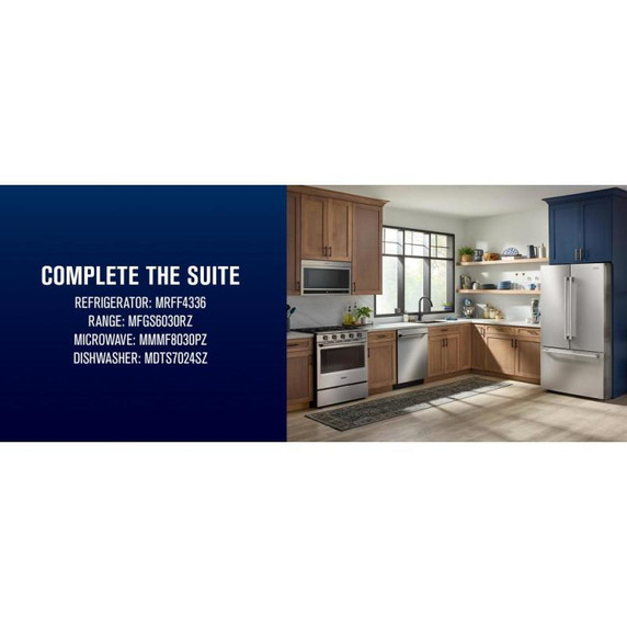 Maytag® 30-Inch Convection Gas Range With No Preheat Air Fry and Air Baking - 5.0 Cu. Ft. MFGS6030RZ