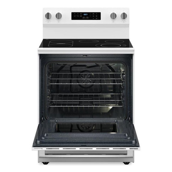Maytag® 30-Inch Convection Electric Range With No Preheat Air Fry and Air Baking - 5.3 Cu. Ft. YMFES6030RW