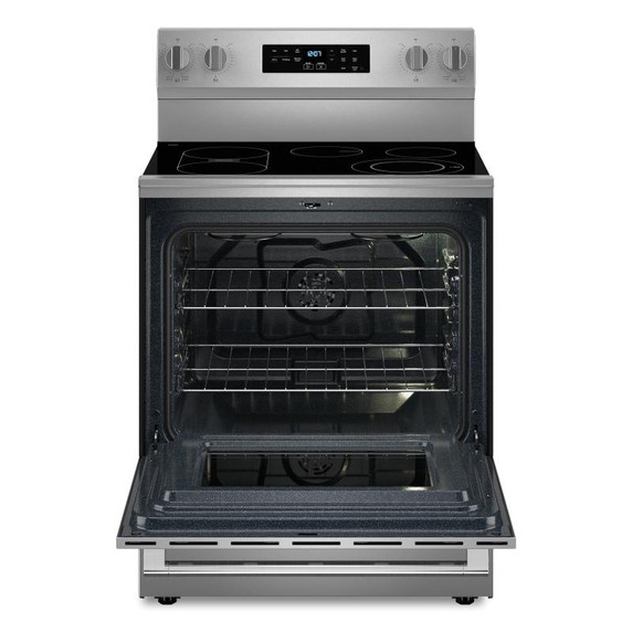 Maytag® 30-Inch Convection Electric Range With No Preheat Air Fry and Air Baking - 5.3 Cu. Ft. YMFES6030RZ