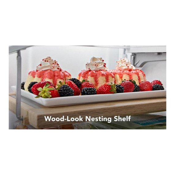 Kitchenaid® 20 cu. ft. 36-Inch Width Counter-Depth French Door Refrigerator with Interior Dispense KRFC136RPS Kitchenaid® 20 cu. ft. 36-Inch Width Counter-Depth French Door Refrigerator with Interior Dispense KRFC136RPS