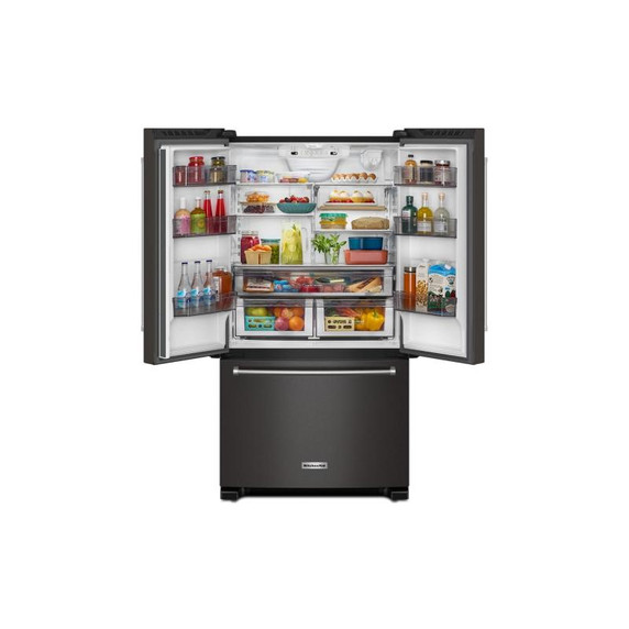 Kitchenaid® 20 cu. ft. 36-Inch Width Counter-Depth French Door Refrigerator with Interior Dispense KRFC136RBS Kitchenaid® 20 cu. ft. 36-Inch Width Counter-Depth French Door Refrigerator with Interior Dispense KRFC136RBS