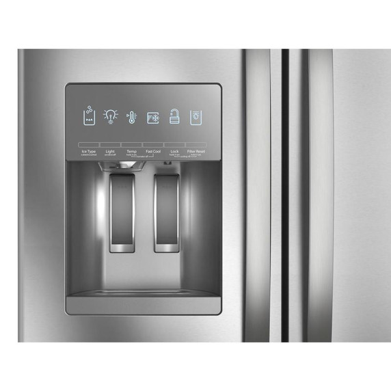 Whirlpool® 36-Inch Wide French Door Bottom Mount Refrigerator - 25 cu. ft. WRFF3436RZ Whirlpool® 36-Inch Wide French Door Bottom Mount Refrigerator - 25 cu. ft. WRFF3436RZ