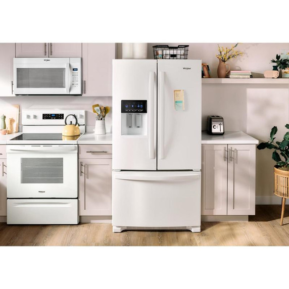 Whirlpool® 36-Inch Wide French Door Bottom Mount Refrigerator - 25 cu. ft. WRFF3436RW Whirlpool® 36-Inch Wide French Door Bottom Mount Refrigerator - 25 cu. ft. WRFF3436RW