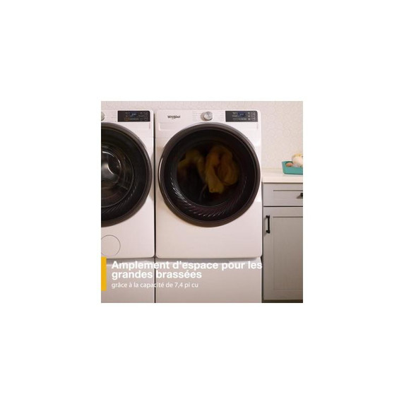 Whirlpool® 7.4 cu. ft. Smart Front Load ENERGY STAR® Certified Gas Dryer with Wrinkle Shield™ Option WGD5720RU