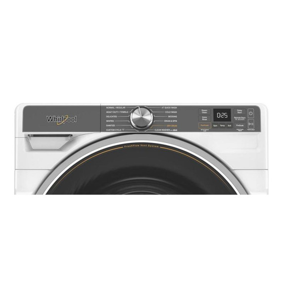 Whirlpool® 5.8 cu. ft. I.E.C. Smart Front Load ENERGY STAR® Certified Washer with FreshFlow™ Vent System and Intelligent Wash WFW6720RW