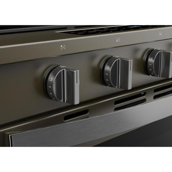 Whirlpool® 30-inch Smart Slide In Gas Range with True Convection, No Preheat Air Fry, Steam/Self Clean and High Speed Preheat WSGS7530RV