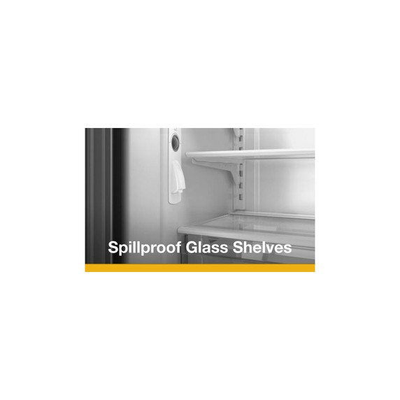 Whirlpool® 36-Inch Wide Counter-Depth French Door Bottom Mount Refrigerator - 20 cu. ft. WRFC2036RB