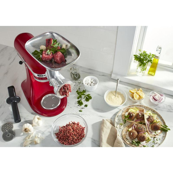Kitchenaid® Metal Food Grinder Attachment KSMMGA