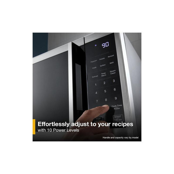 Whirlpool® 0.9 cu. ft. Stainless Steel Countertop Microwave With Steam Clean - 900 watt WMCS3019RS