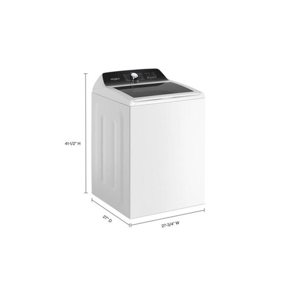 Whirlpool® 5.3 Cu. Ft. I.E.C. Top Load Impeller Washer with Built-in Faucet WTW5020SW
