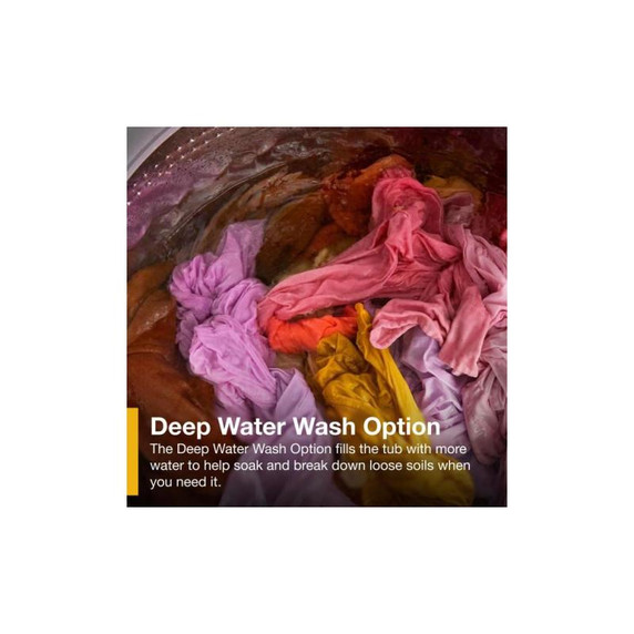 Whirlpool® 5.3 Cu. Ft. I.E.C. Top Load Impeller Washer with Built-in Faucet WTW5020SW