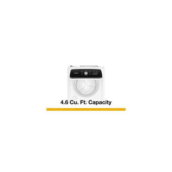 Whirlpool® 5.3 Cu. Ft. I.E.C. Top Load Impeller Washer with Built-in Faucet WTW5020SW