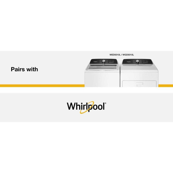 Whirlpool® 5.3 Cu. Ft. I.E.C. Top Load Impeller Washer with Built-in Faucet WTW5020SW