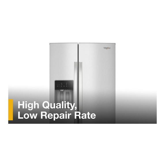 Whirlpool® 36-inch Full Depth Side-by-Side Refrigerator with TruCool™ System WRSF5536RZ