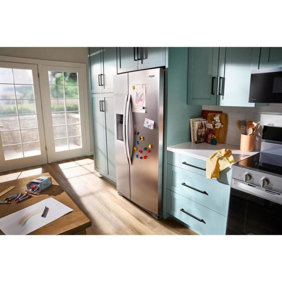 Whirlpool® 36-inch Counter Depth Side-by-Side Refrigerator with TruCool™ System WRSC5536RB