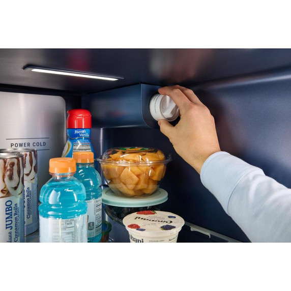 Maytag® 36-inch Wide Counter-Depth Side-by-Side Refrigerator with Arctic Blue Interior - 20.8 Cu. Ft. MRSC6636RZ Maytag® 36-inch Wide Counter-Depth Side-by-Side Refrigerator with Arctic Blue Interior - 20.8 Cu. Ft. MRSC6636RZ