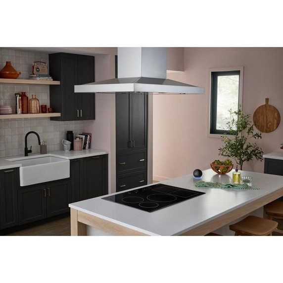 Kitchenaid® 30" Temp Cook™ Induction Cooktop with 5 Cooking Zones KCIT730SBL