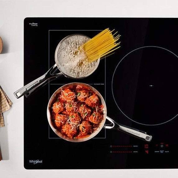 Whirlpool® 30" Intelligent Induction Cooktop with Temp Cook™ Technology and WipeClean™ Coating WCIT7530SB