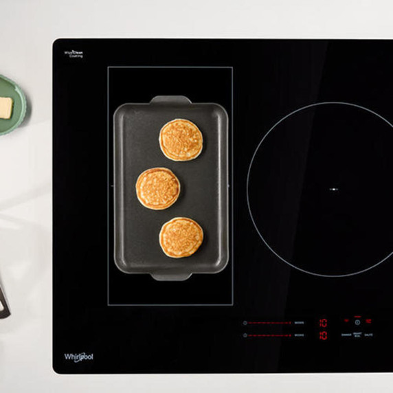 Whirlpool® 36" Intelligent Induction Cooktop with Temp Cook™ Technology and WipeClean™ Coating WCIT7536SS