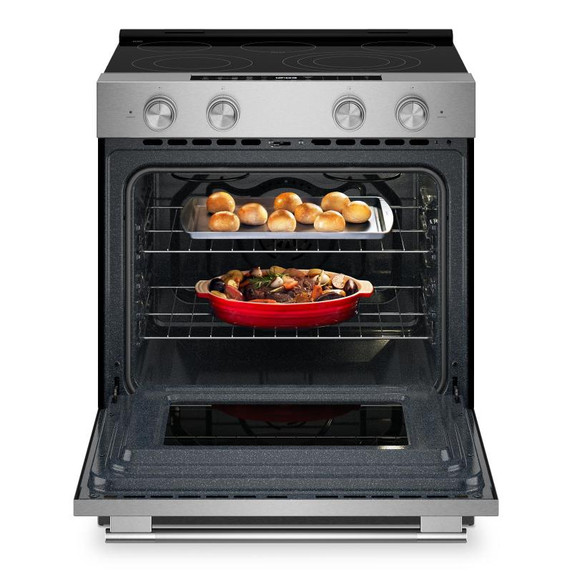 Kitchenaid® 5.3 Cu. Ft. Smart Slide-in Electric Range with Convection Cooking Modes YKSES330SPS Kitchenaid® 5.3 Cu. Ft. Smart Slide-in Electric Range with Convection Cooking Modes YKSES330SPS