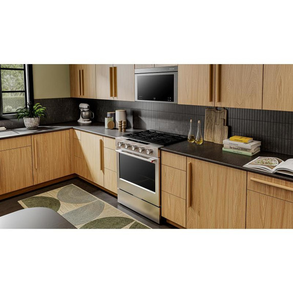 Kitchenaid® 5.0 Cu. Ft. Smart Slide-in Gas Range with Convection Cooking Modes KSGS330SPS Kitchenaid® 5.0 Cu. Ft. Smart Slide-in Gas Range with Convection Cooking Modes KSGS330SPS