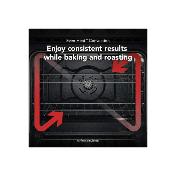 Kitchenaid® 5.0 Cu. Ft. Smart Slide-in Gas Range with Convection Cooking Modes KSGS330SPS