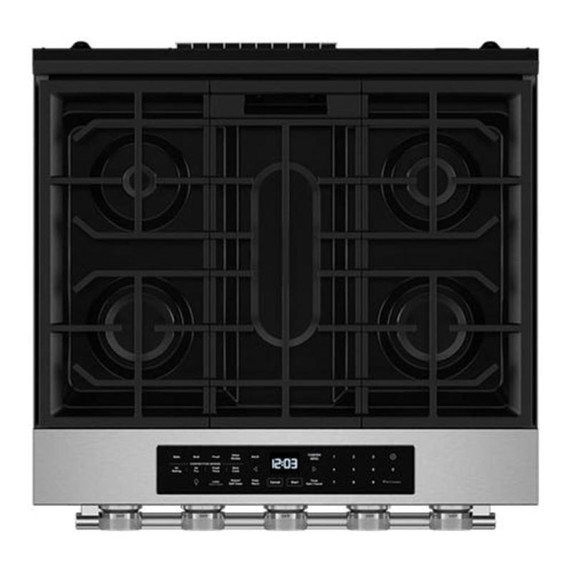 Kitchenaid® 5.0 Cu. Ft. Smart Slide-in Gas Range with Convection Cooking Modes KSGS330SPS