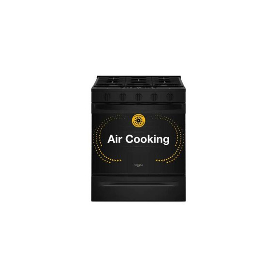 Whirlpool® 30-inch Gas Range with Air Cooking Technology WSGS5030SB