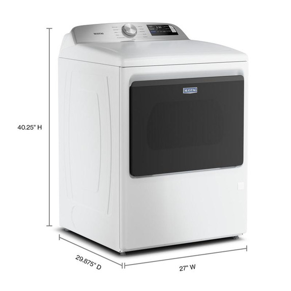 Maytag® 7.4 Cu. Ft. Top Load Electric Dryer with Extra Power and Advanced Moisture Sensing YMED6205RW Maytag® 7.4 Cu. Ft. Top Load Electric Dryer with Extra Power and Advanced Moisture Sensing YMED6205RW