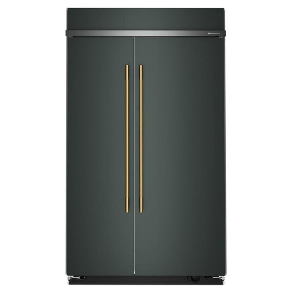 Kitchenaid® 30 Cu. Ft. 48" Built-In Side-by-Side Refrigerator with Platinum Interior KBSN748SJP