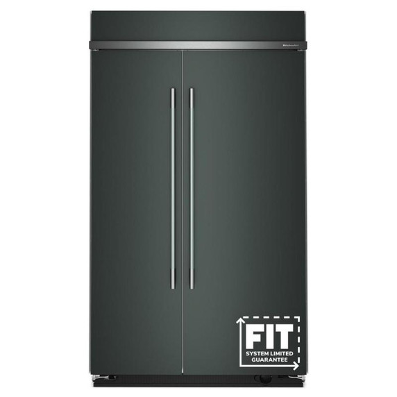 Kitchenaid® 30 Cu. Ft. 48" Built-In Side-by-Side Refrigerator with Platinum Interior KBSN748SJP