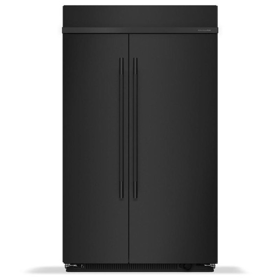 Kitchenaid® 30 Cu. Ft. 48" Built-In Side-by-Side Refrigerator with Platinum Interior KBSN748SBE Kitchenaid® 30 Cu. Ft. 48" Built-In Side-by-Side Refrigerator with Platinum Interior KBSN748SBE