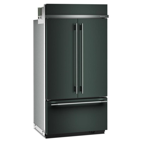 Kitchenaid® 24.2 Cu. Ft. 42" Built-In French Door Bottom Mount Refrigerator with Platinum Interior KBFN542SJP Kitchenaid® 24.2 Cu. Ft. 42" Built-In French Door Bottom Mount Refrigerator with Platinum Interior KBFN542SJP