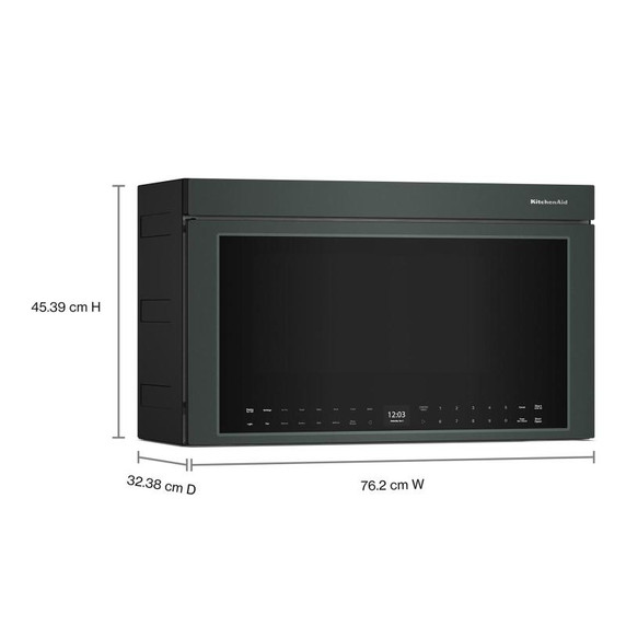 Kitchenaid® Multifunction Over-the-Range Microwave Oven with Flush Built-In Design YKMMF530PJP Kitchenaid® Multifunction Over-the-Range Microwave Oven with Flush Built-In Design YKMMF530PJP