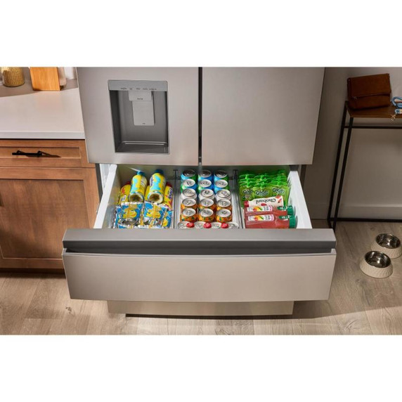 Whirlpool® 29 Cu. Ft. Family-Sized Capacity French door refrigerator with Flexible Temperature Drawer WRMF3636SZ