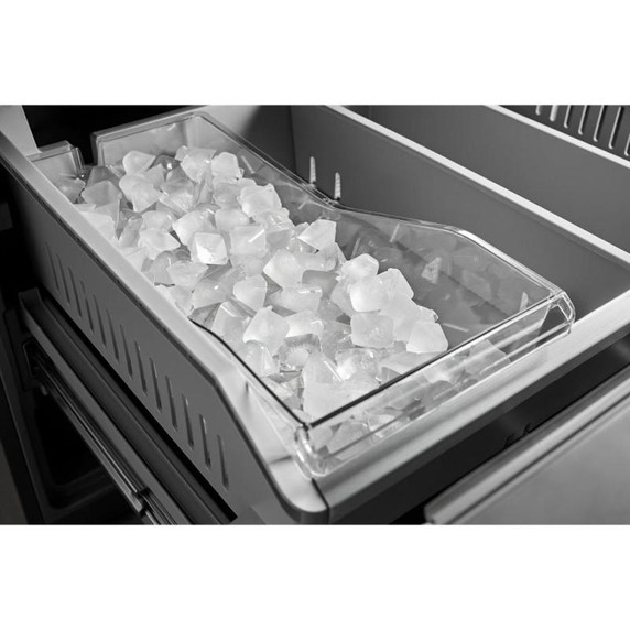 Kitchenaid® 30 cu. ft. French Door Refrigerator with Interior Water and Ice and FreshChill™ Full-Width Refrigerated Drawer KRMF336SPS