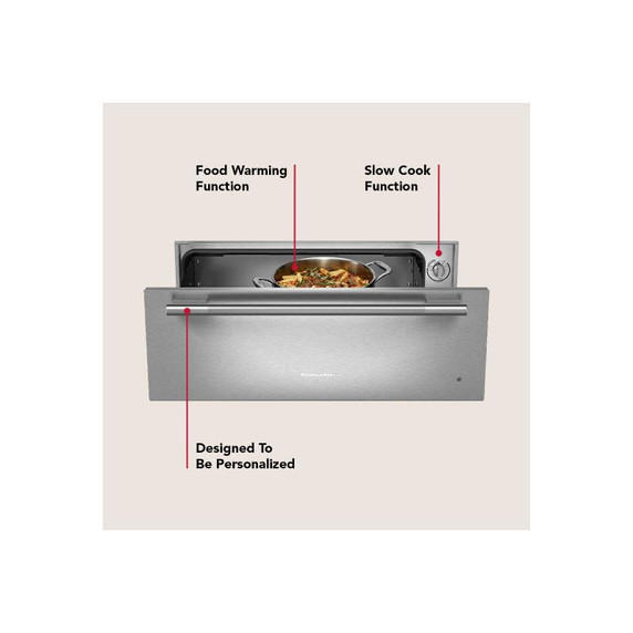 Kitchenaid® 30" Slow Cook Warming Drawer KWES730SPS