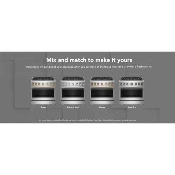 KitchenAid® 36-Inch 6 Burner Commercial-Style Gas Range with No Preheat Air Fry Mode KFGS936SSS