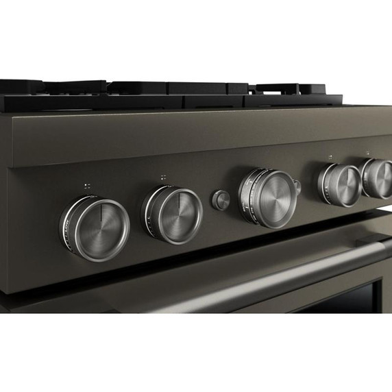 KitchenAid® 30-Inch 4 Burner Commercial-Style Dual Fuel Range with No Preheat Air Fry Mode KFDS930SBE