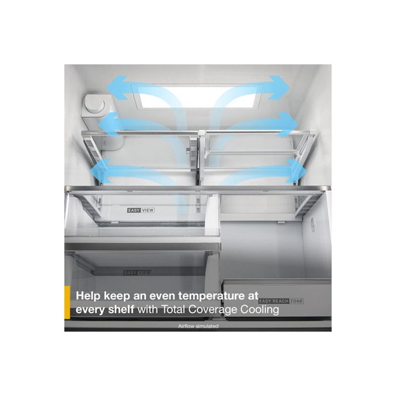 Whirlpool® 36-inch Wide True Counter Depth 4-Door French Door Refrigerator - 22 cu. ft. WRMC7036RZ