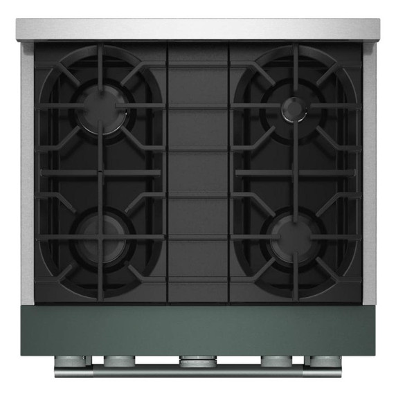 KitchenAid® 30-Inch 4 Burner Commercial-Style Gas Range with No Preheat Air Fry Mode KFGS930SJP