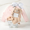 Pipsqueak Pink - Baby Girl Gift Basket