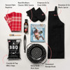 BBQ Sizzler Gourmet Gift Basket - Flat Lay with Product Highlights
