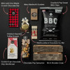 Canadiana Large Gourmet Gift Basket - Flat lay with product highlights
