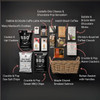 Forest Hill Gourmet Gift Basket - Flat lay with product highlights