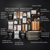 Tribeca Gourmet Gift Basket - Flat lay with product highlights